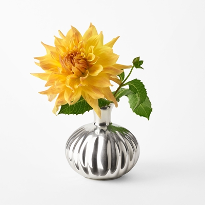 Vase Pumpkin - Svenskt Tenn Online - Length 13 cm Width 12 cm Height 15 cm, Pewter, Estrid Ericson