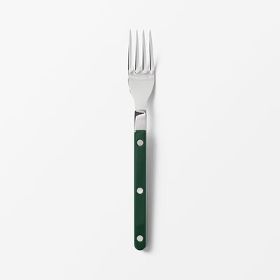 Cutlery Bistro - Svenskt Tenn Online - Height 21,5 cm, Stainless Steel, Dinner Fork, Green, Sabre