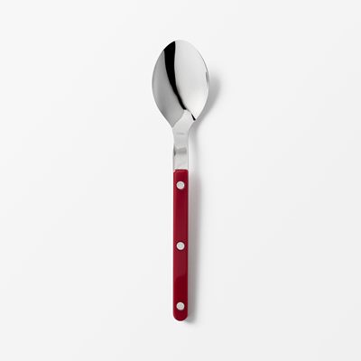 Cutlery Bistro - Svenskt Tenn Online - Height 21,5 cm, Stainless Steel, Table Spoon, Red, Sabre