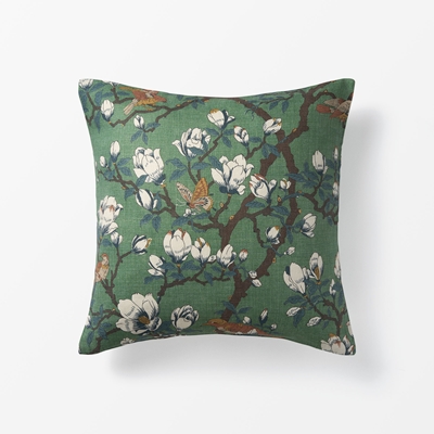 Cushion Japanese Magnolia - Svenskt Tenn Online - Green, GP & J Baker/Svenskt Tenn