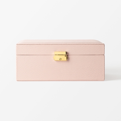 Jewelry Box Embossed Leather - Svenskt Tenn Online - Pink, Svenskt Tenn