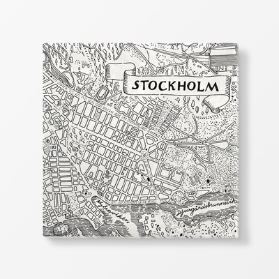Paper Napkins Stockholmskartan - Svenskt Tenn Online - Josef Frank/Svenskt Tenn