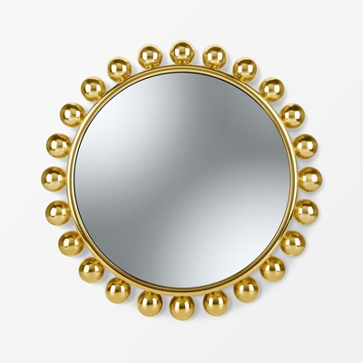 Mirror Fornasetti Convex - Svenskt Tenn Online - Diameter 38 cm, Fornasetti