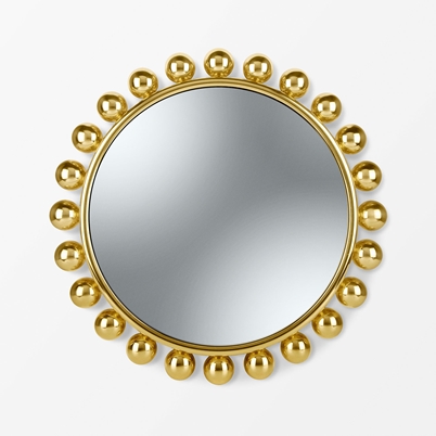 Mirror Fornasetti Convex - Diameter 38 cm | Svenskt Tenn