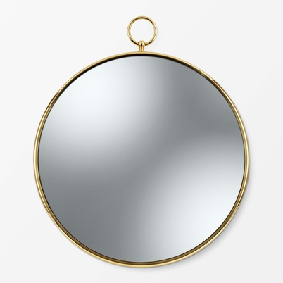 Mirror Fornasetti Convex - Diameter 50 cm | Svenskt Tenn