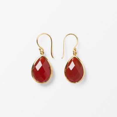 Earring Facet Cut - Svenskt Tenn Online - Red Onyx, Amrapali Jewels