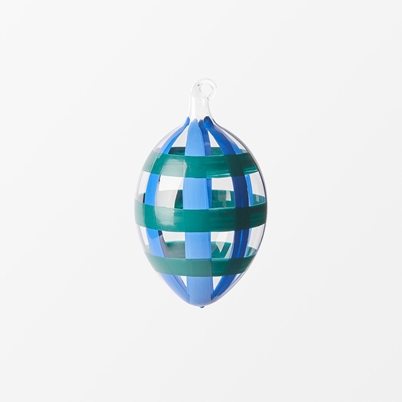 Handpainted Glass Egg - Height 5 cm | Svenskt Tenn