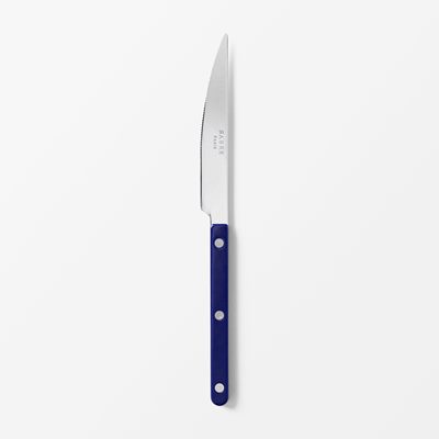 Cutlery Bistro - Svenskt Tenn Online - Height 21,5 cm, Stainless Steel, Dinner Knife, Blue, Sabre
