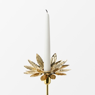 Candle Ring Sunflower - Svenskt Tenn Online - Diameter 15 cm , Brass, Sam Wilde
