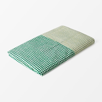 Tablecloth Persephone - Svenskt Tenn Online - Length 350 cm, Emerald green, Jean-Baptiste Lescudé