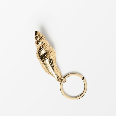 Key Holder Shell - Svenskt Tenn Online - Length 8 cm Width 2,5 cm, Brass, Maja Sten