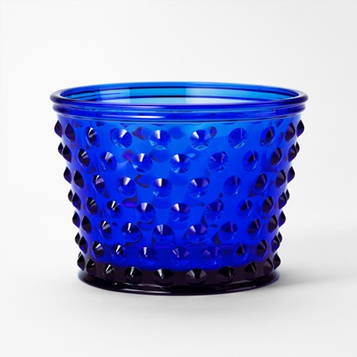 Pot Hortus - Svenskt Tenn Online - Height 16 cm, Glass, Blue, Josef Frank