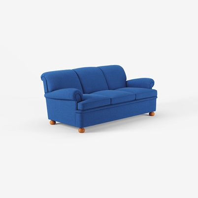 Sofa 703 - Length 190 cm, Heavy Linen , Blue | Svenskt Tenn